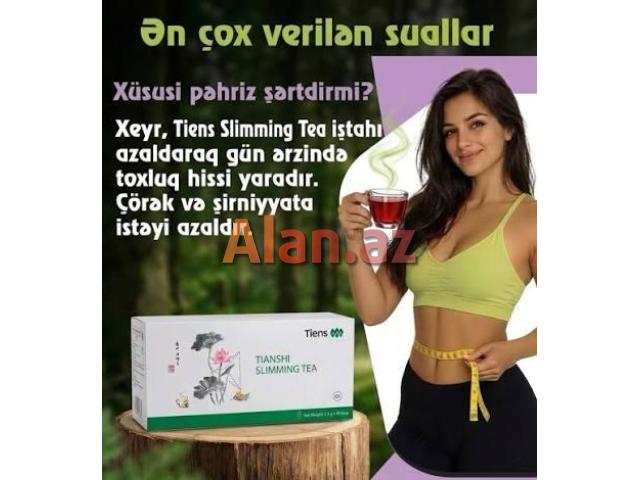 Sliming Çay -Arıqladıcı, müalicəvi, təmizləyici təbii yaşıl çay