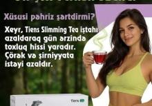Sliming Çay -Arıqladıcı, müalicəvi, təmizləyici təbii yaşıl çay