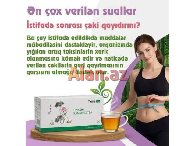 Sliming Çay -Arıqladıcı, müalicəvi, təmizləyici təbii yaşıl çay