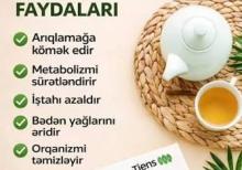 Sliming Çay -Arıqladıcı, müalicəvi, təmizləyici təbii yaşıl çay