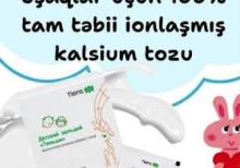 Uşaqlar üçün ionlaşdırılmış bio kalsium tozu.