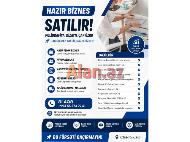Hazır bizness hərşey daxil