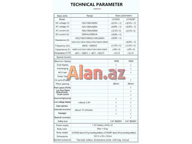 Ampetutqac UNI-T UT202BT