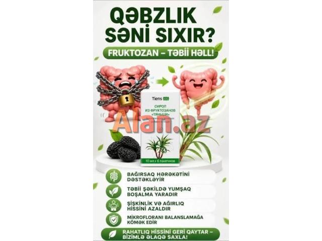 Fruktoza-Həzm Qəbzlik Mədə-Bağırsaq Öd və s