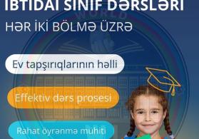 Məktəbəqədər və İbtidai hazırlığı Rus və Azərbaycan bölmələrinə