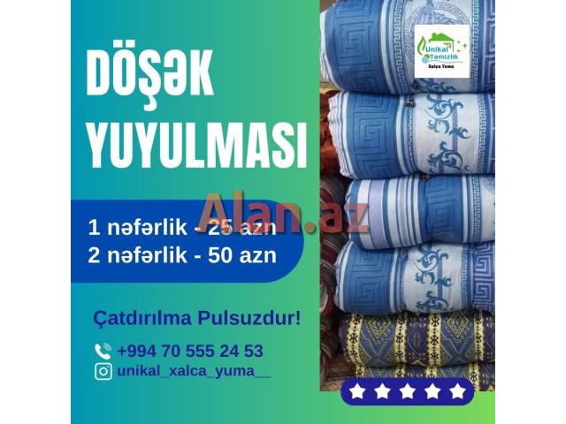 Unikal Təmizlik - Xalça Yuma