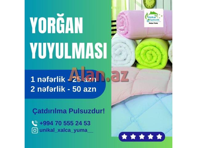 Unikal Təmizlik - Xalça Yuma