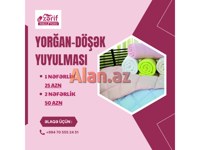 Zərif Təmizlik - Xalça Yuma