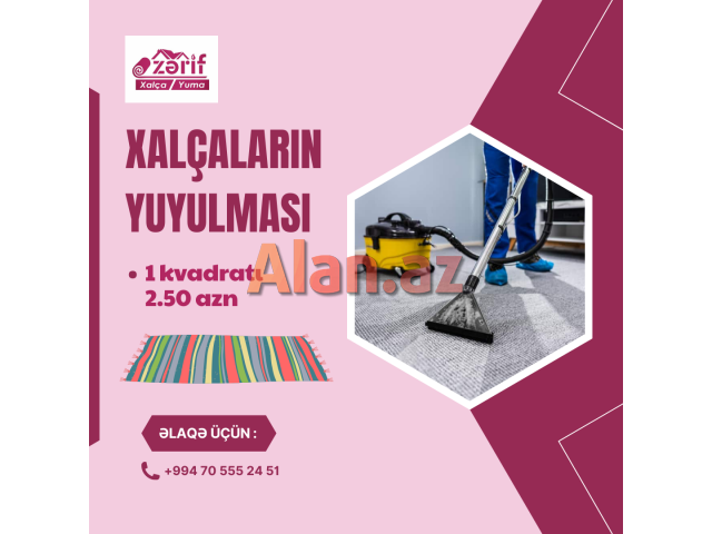Zərif Təmizlik - Xalça Yuma