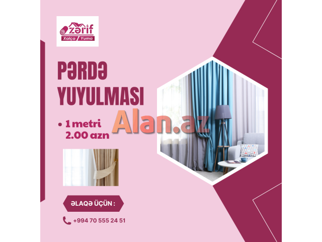 Zərif Təmizlik - Xalça Yuma