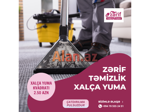 Zərif Təmizlik - Xalça Yuma