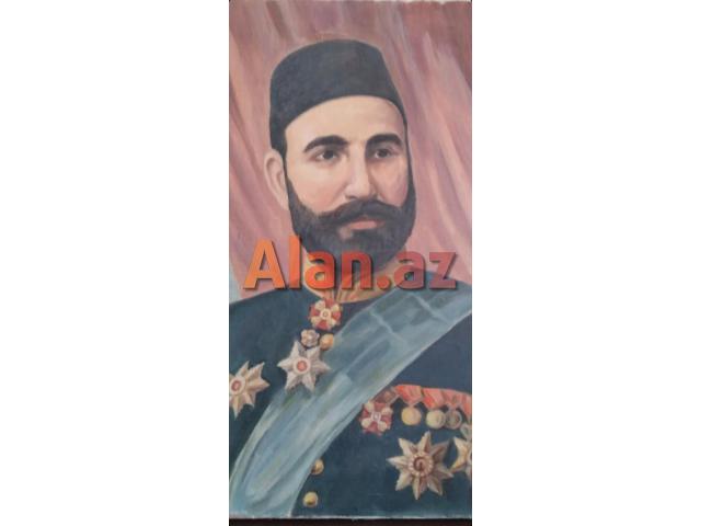 Rəsm əl işi yağlı boya akril kətan üstündə