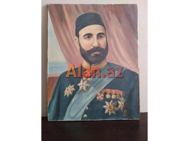 Rəsm əl işi yağlı boya akril kətan üstündə