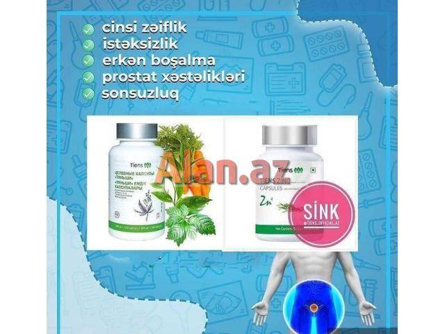 BioSink- Prostat,Göz, Dəri, Cinsi zəiflik, Saç, Dırnaq,Hamilə və s.