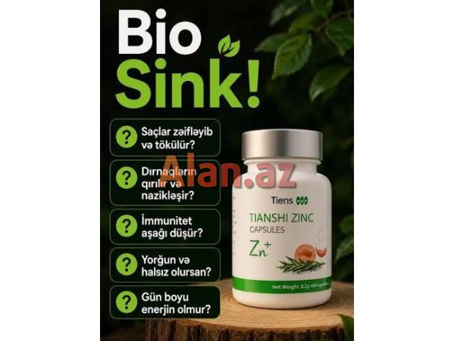 BioSink- Prostat,Göz, Dəri, Cinsi zəiflik, Saç, Dırnaq,Hamilə və s.