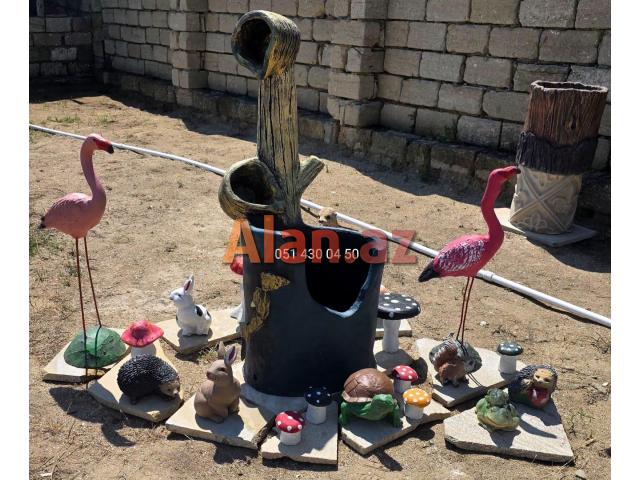 Fontan bulaq və fiqurlar