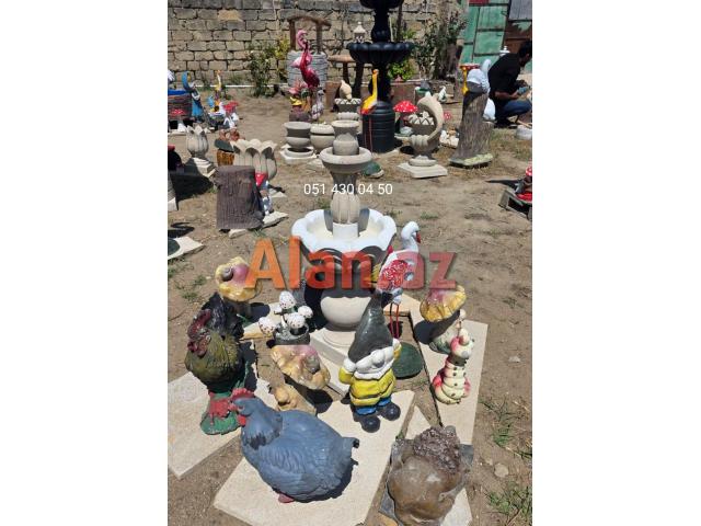Fontan bulaq və fiqurlar