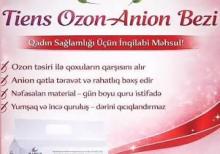 "Ozon Anion"-Gigiyenik,Təbii,Müalicəvi Qadın Bezləri.