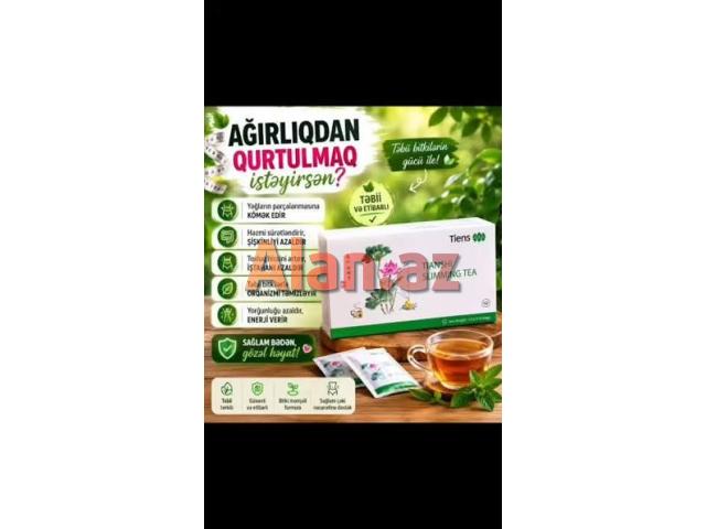 Sliming Çay -Arıqladıcı, müalicəvi, təmizləyici təbii yaşıl çay