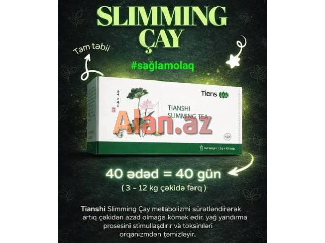Sliming Çay -Arıqladıcı, müalicəvi, təmizləyici təbii yaşıl çay