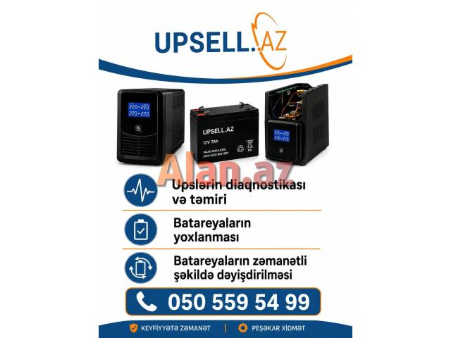 UPS-ləriniz fasiləsiz işləyirmi? Enerji təhlükəsizliyinizi bizə etibar edin!