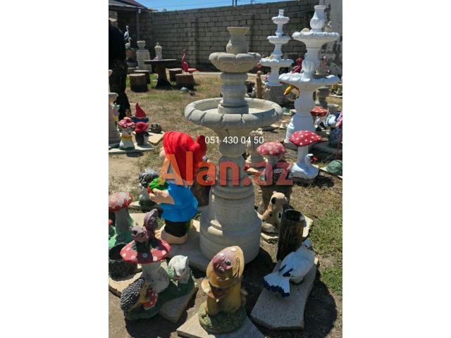 Fontan bulaq və fiqurlar