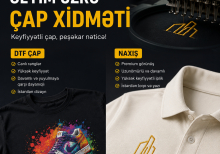 Geyim üzərində çap xidməti