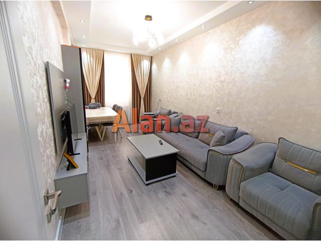 Əhmədlidə qanuni 3 otaqlı, Əla təmirli, Əşyalı mənzil