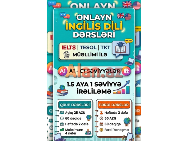 Onlayn ingilis dili dersleri