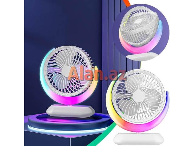 Luna RGB Mini Sərinkeş Sarj Oluna Bilən