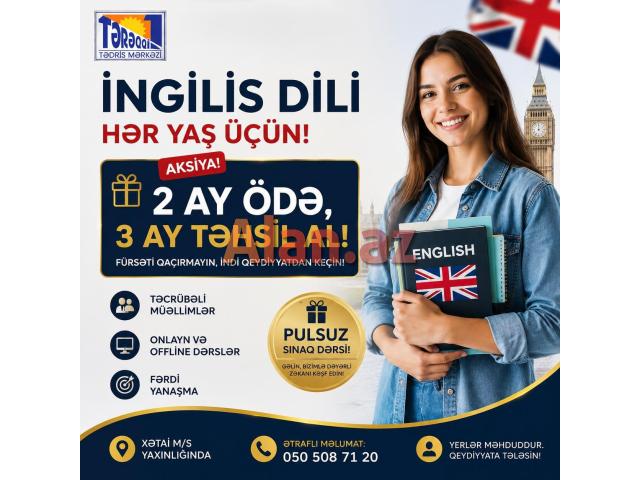 İngilis dili kursu kampaniya