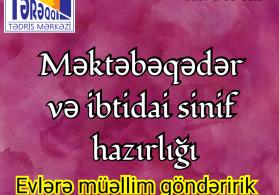 Məktəbəqədər və ibtidai sinif hazırlığı