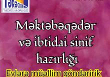 Məktəbəqədər və ibtidai sinif hazırlığı