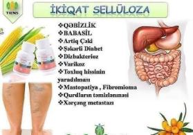 İkiqat Sellüloza -Həzm Ürək Qan-Damar Qara Ciyər Bağırsaq Həzm Öd Qəbzlik