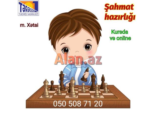 Xətai metrosu yaxınlığında şahmat hazırlığı