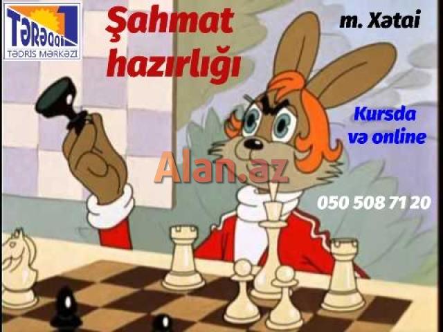 Xətai metrosu yaxınlığında şahmat hazırlığı