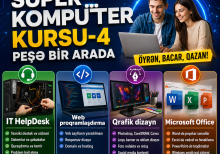 Universal Kompüter kursu - 4 peşə bir arada