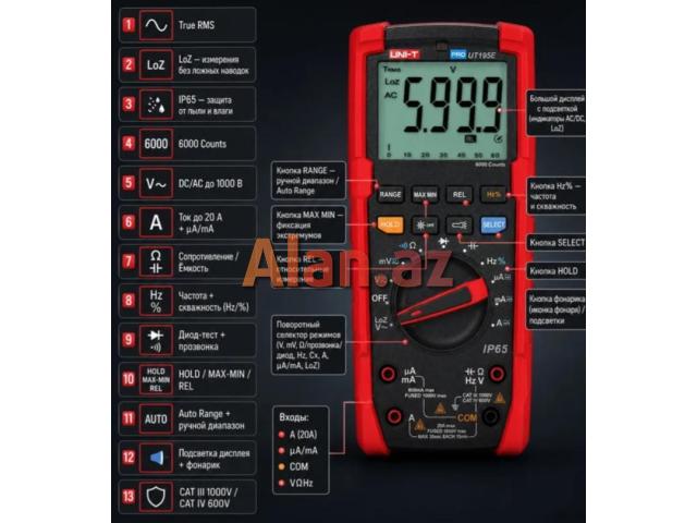 Multimetr Model: UNI-T UT 195E PRO
