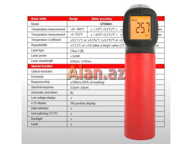 Infraqırmızı termometr UNI-T UT 300A+