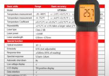 Infraqırmızı termometr UNI-T UT 300A+
