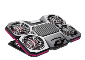 M-LID H5 Laptop Soyuducu Stend RGB İşıqlı | 6 Fan | 3 Sürət | 2000 RPM