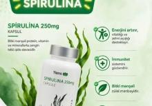 Spirulina-Şiş,Anemiya Dəmir və Qan Azlığı Göz Saç Dəri Hamilə Arıqlamaq-Kökəlmək və s.