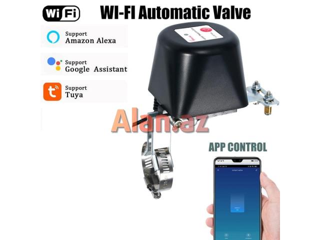 Tuya WiFi Ağıllı Su və Qaz Kranı Nəzarətçisi | Smart Valve Controller | Alexa Google Home