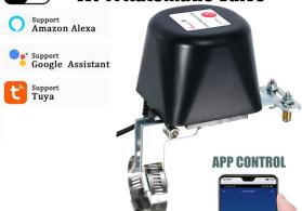 Tuya WiFi Ağıllı Su və Qaz Kranı Nəzarətçisi | Smart Valve Controller | Alexa Google Home