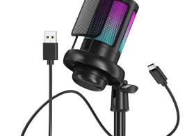 RGB USB Mikrofon XBOSS ME6S | Gaming, Səsyazma, Canlı Yayım, Karaoke
