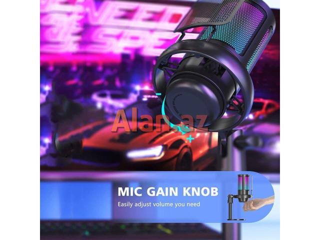 RGB USB Mikrofon XBOSS ME6S | Gaming, Səsyazma, Canlı Yayım, Karaoke