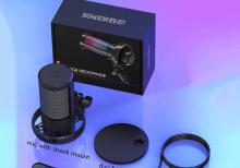 RGB USB Mikrofon XBOSS ME6S | Gaming, Səsyazma, Canlı Yayım, Karaoke