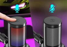 RGB USB Mikrofon XBOSS ME6S | Gaming, Səsyazma, Canlı Yayım, Karaoke