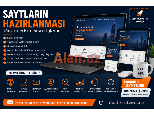 Saytların hazırlanması