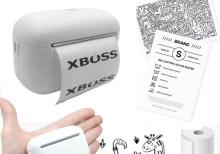XBOSS L2 Mini Printeri 304DPI Bluetooth Termal Yazıcı